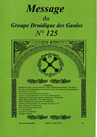 PUBLICATION DRUIDIQUE